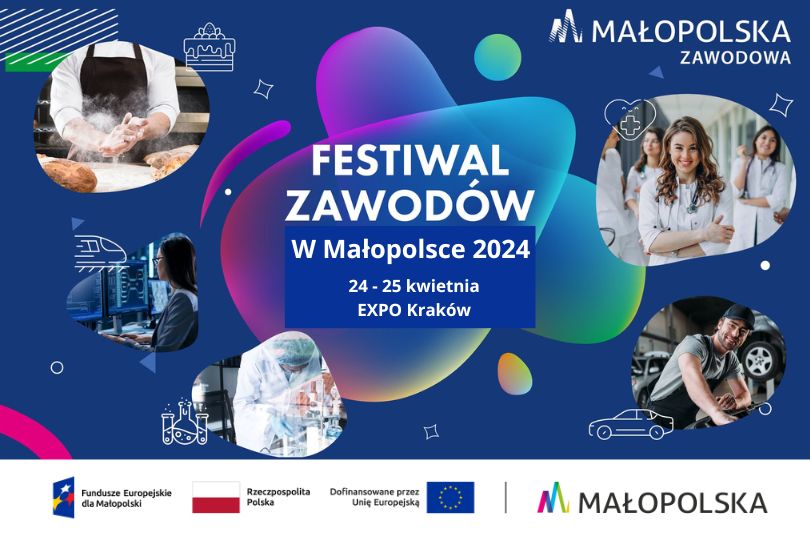 baner promujący Festiwal Zawodów 2024